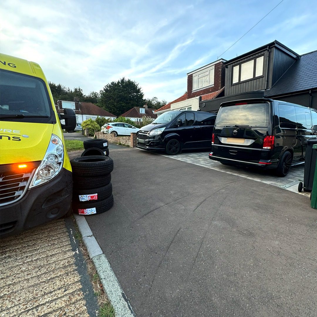 Tyre Fitted at Home in London