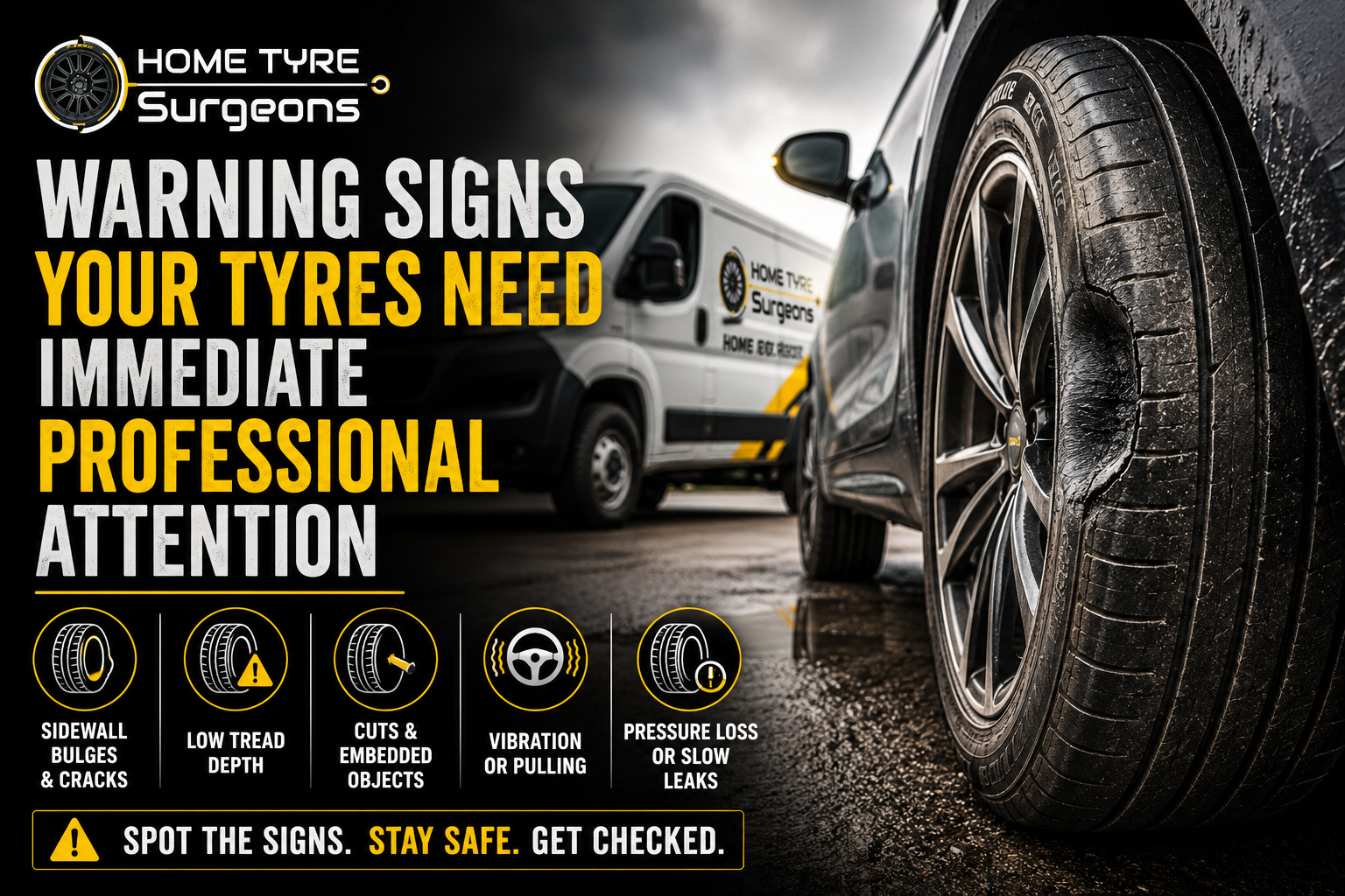 Warning Signs Your Tyres Need Immediate Professional Attention