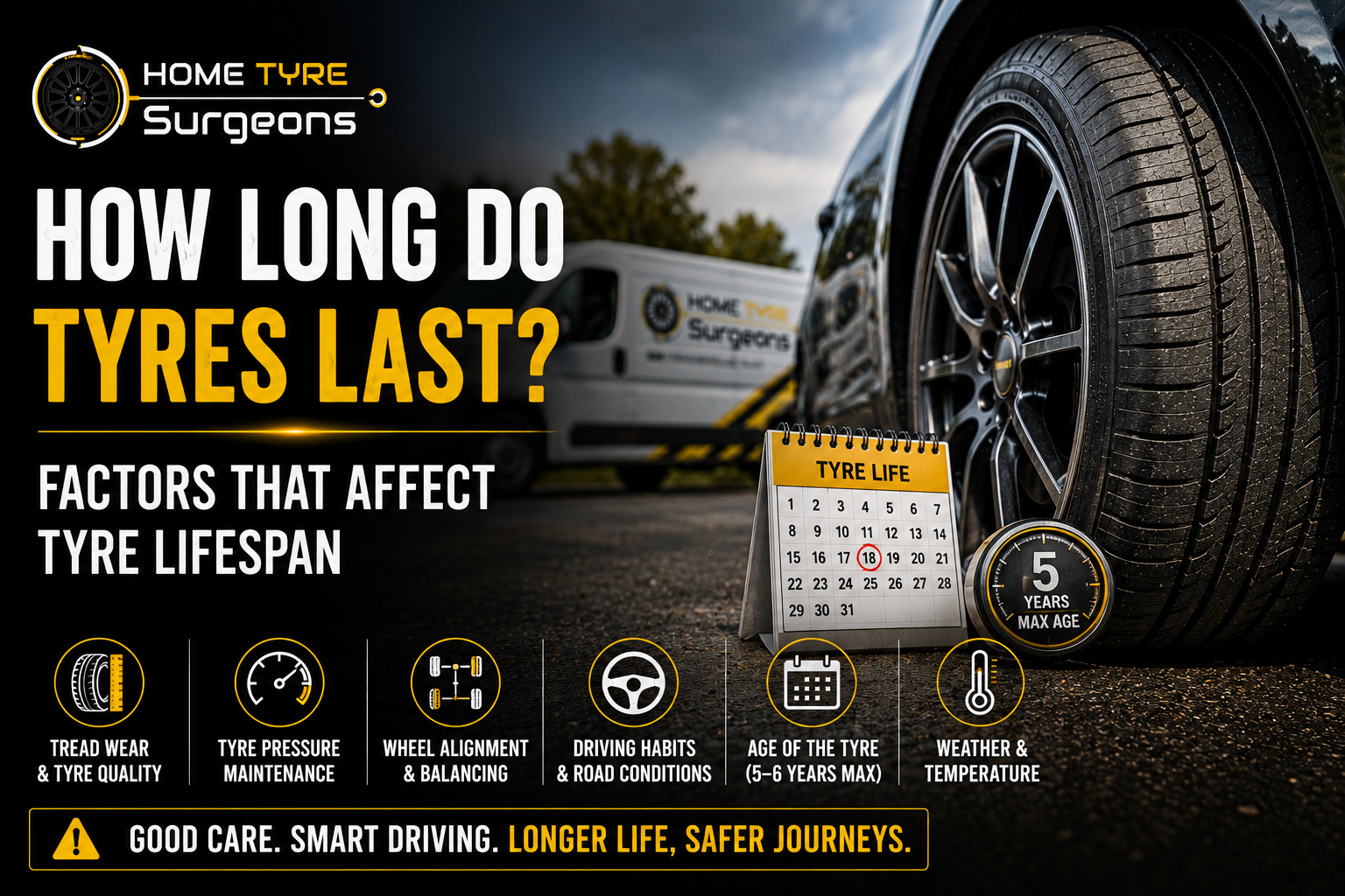 How Long Do Tyres Last? Factors That Affect Tyre Lifespan